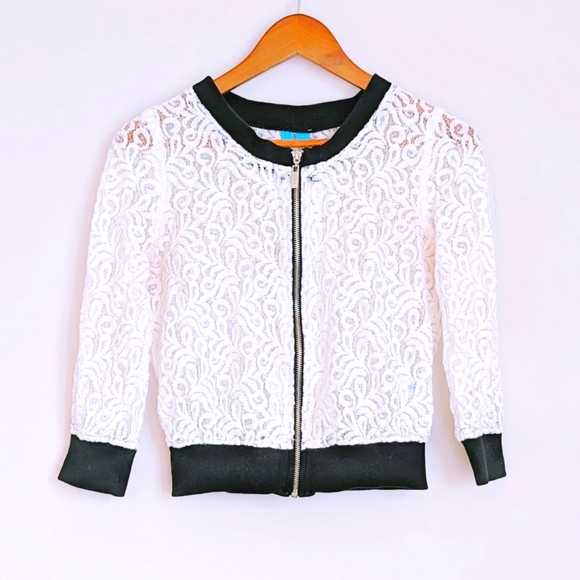 Lace Bomber Jacket - Picture 10 of 10